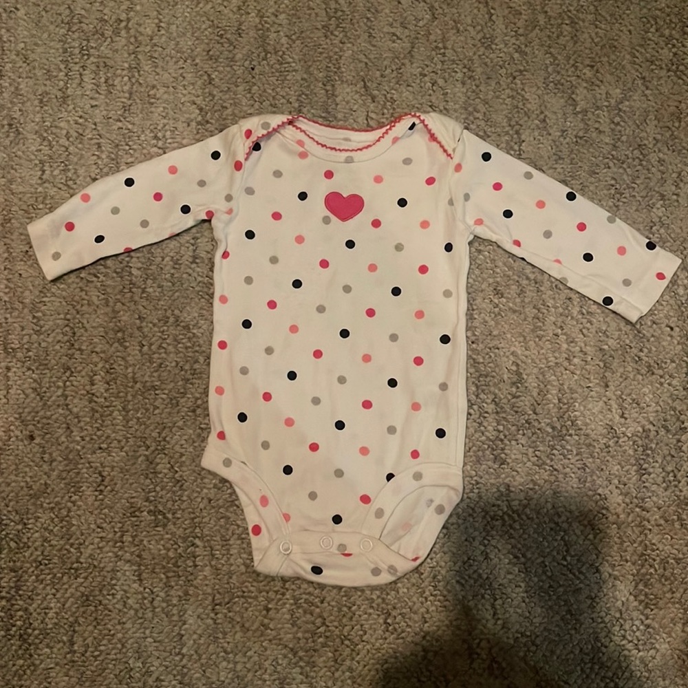 (15for$10) long sleeve baby girl onesie